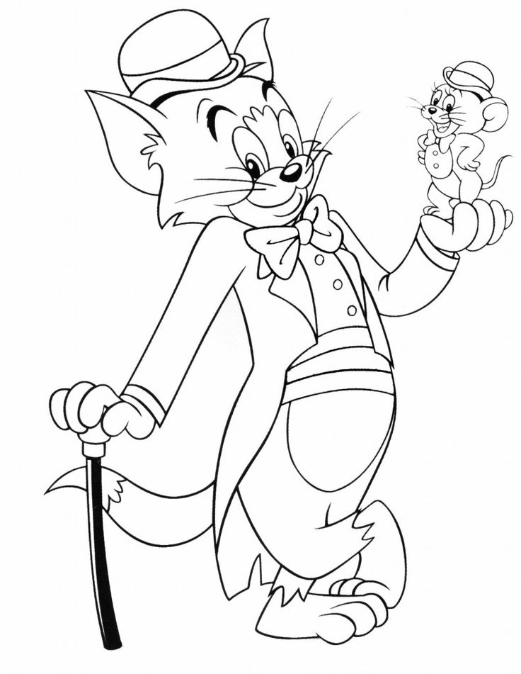 Awesome free pictures to colors of tom and jerry tom and jerry drawing cartoon coloring pages disney coloring pages