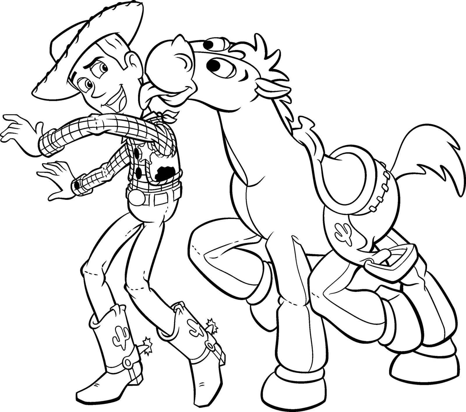 Woody and bullseye