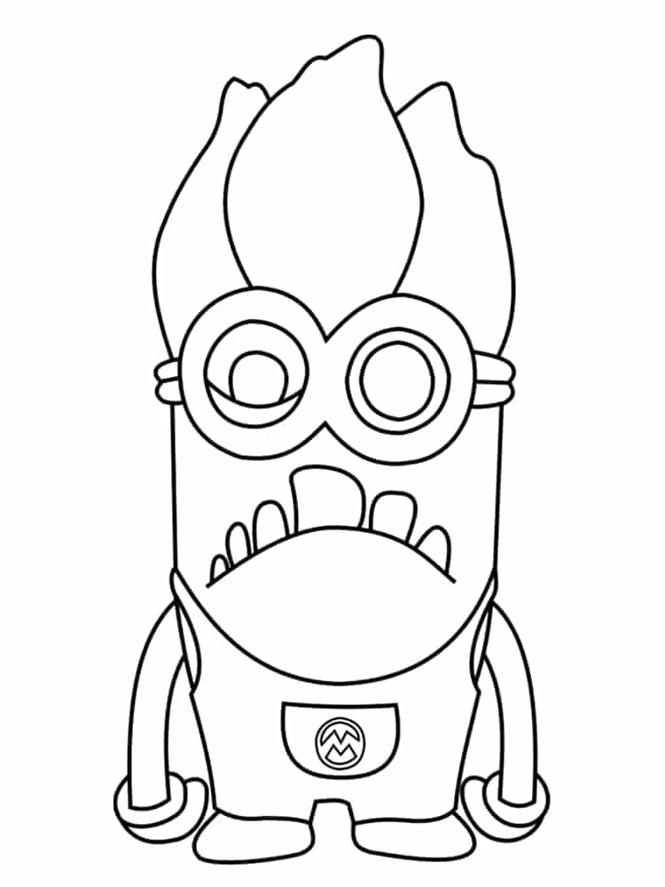 Despicable me coloring pages