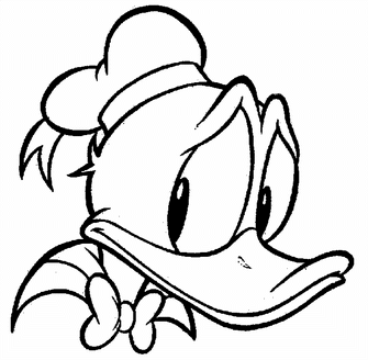 Donald is sad coloring page free printable coloring pages