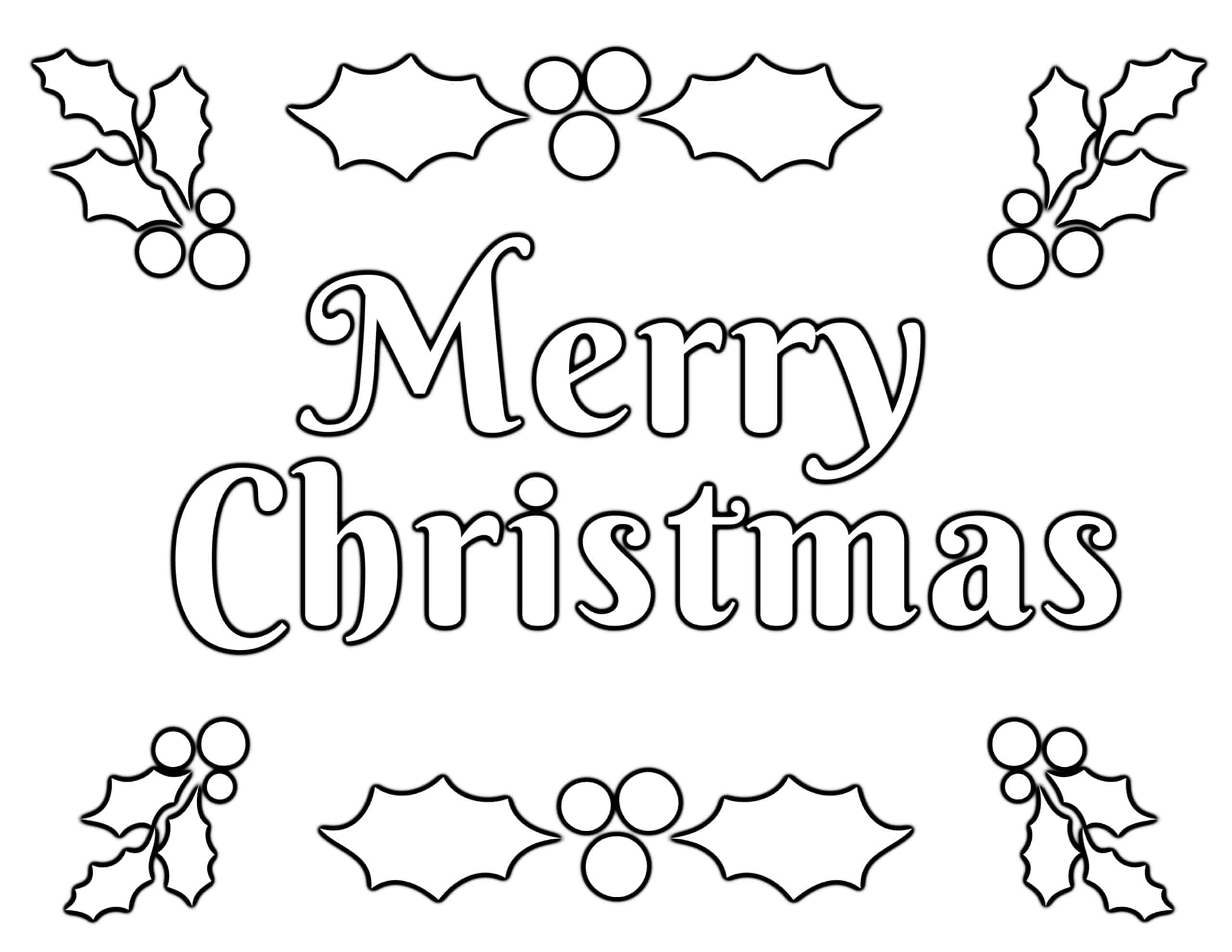 Christmas coloring pages for kids free easy printable pdf