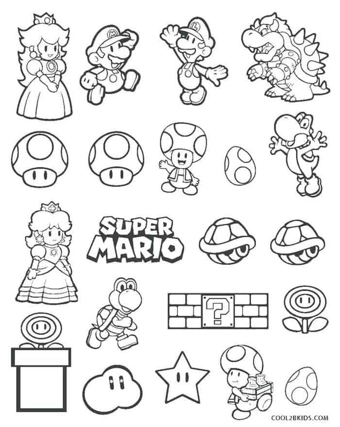 Toad coloring pages from super mario mario bros para colorear tatuaje de super mario tatuaje de mario