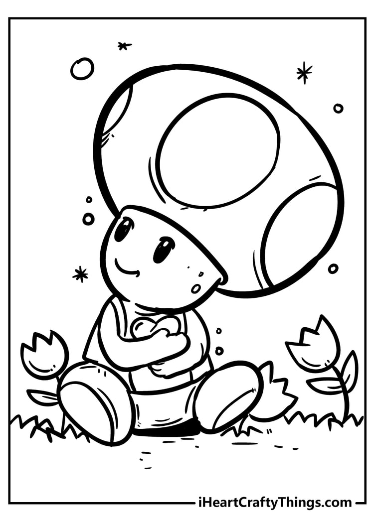 Super mario bros coloring pages free printables