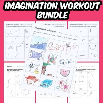 Imagination workout bundle pages sub lesson creativity by art teacher diaries