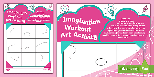 Imagination workout art activity teacher made