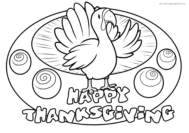 Thanksgiving coloring pages