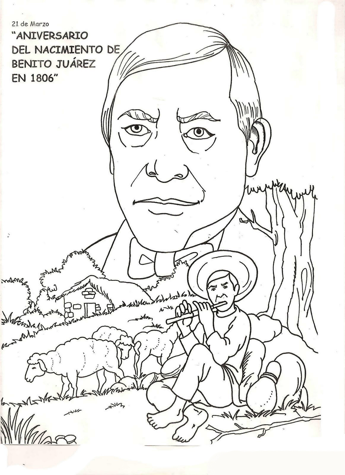 Dibujos de benito juarez para colorear jpg png by gianferdinand on