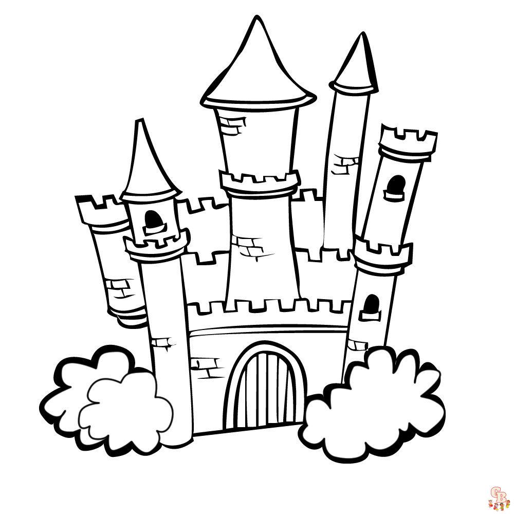 Castillo para colorear