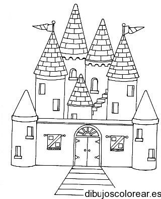 Dibujo de un antiguo castillo dibujos para colorear castillos para pintar castillos para dibujar castillos dibujos