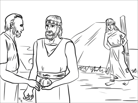 Hosea took gomer from the slave market coloring page free printable coloring pages