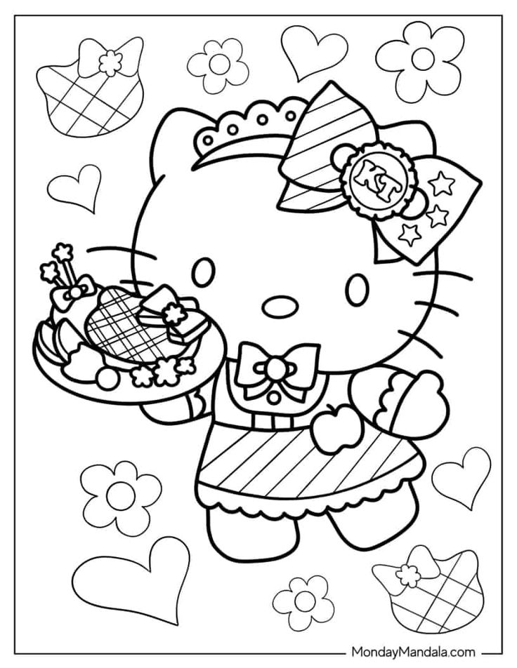 Hello kitty coloring pages free pdf printables hello kitty coloring hello kitty colouring pages kitty coloring