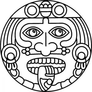 Rultado de imagen para rostros cultura precolombina png sãmbolos aztecas sãmbolos mayas aztecas dibujos