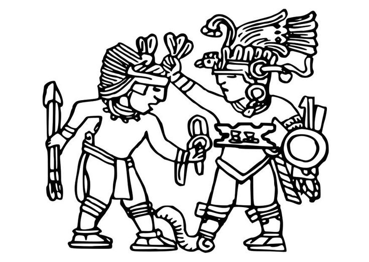 Aztec coloring pages aztecas dibujos aztecas sol para colorear