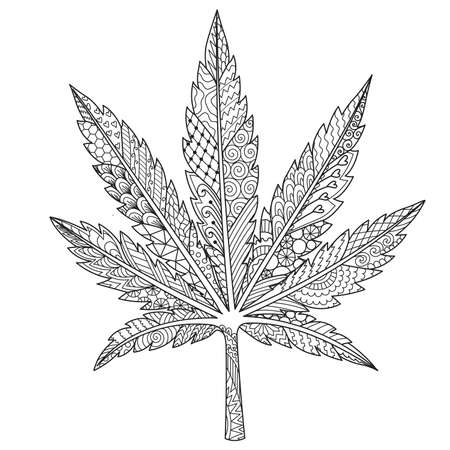 Weed coloring pages stock photos and images