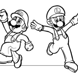 Desenhos do mario para imprimir e colorir