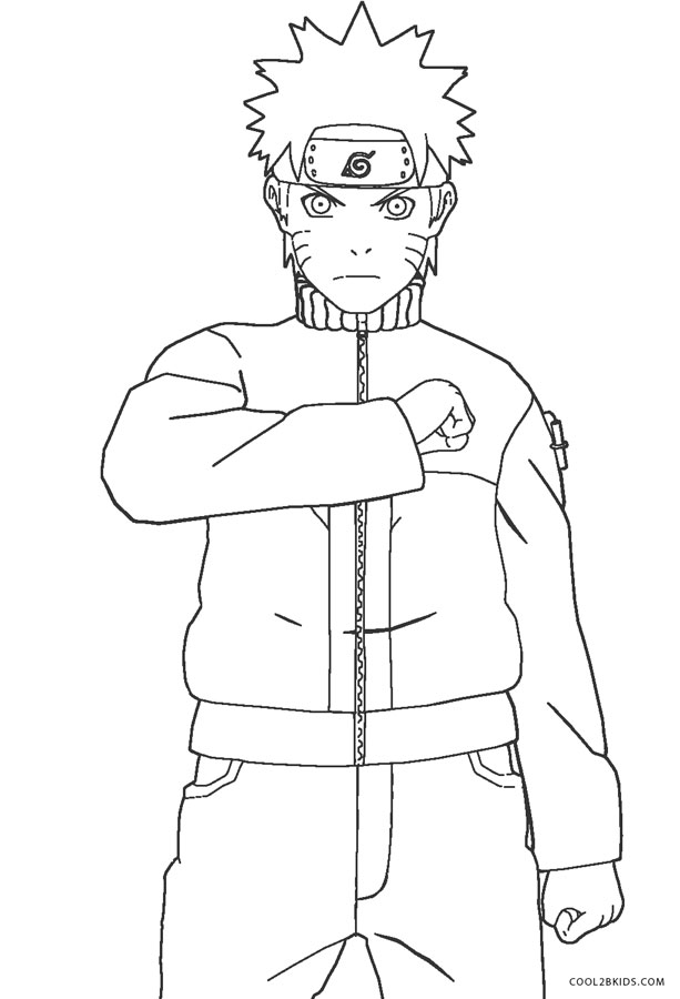 Dibujos de naruto para colorear