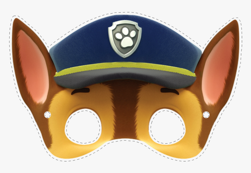 Mascaras de paw patrol para imprimir hd png download transparent png image