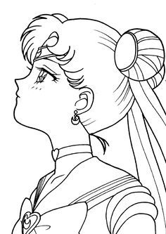 Tsuki matsuri the sailormoon coloring book archive colorear anime arte de luna dibujos de la luna