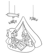 Up coloring pages free coloring pages