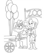 Up coloring pages free coloring pages