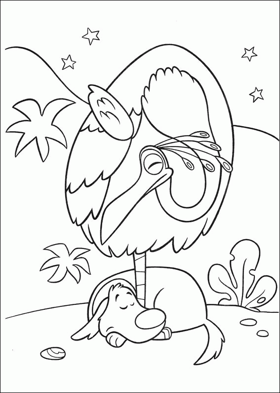 Up coloring pages