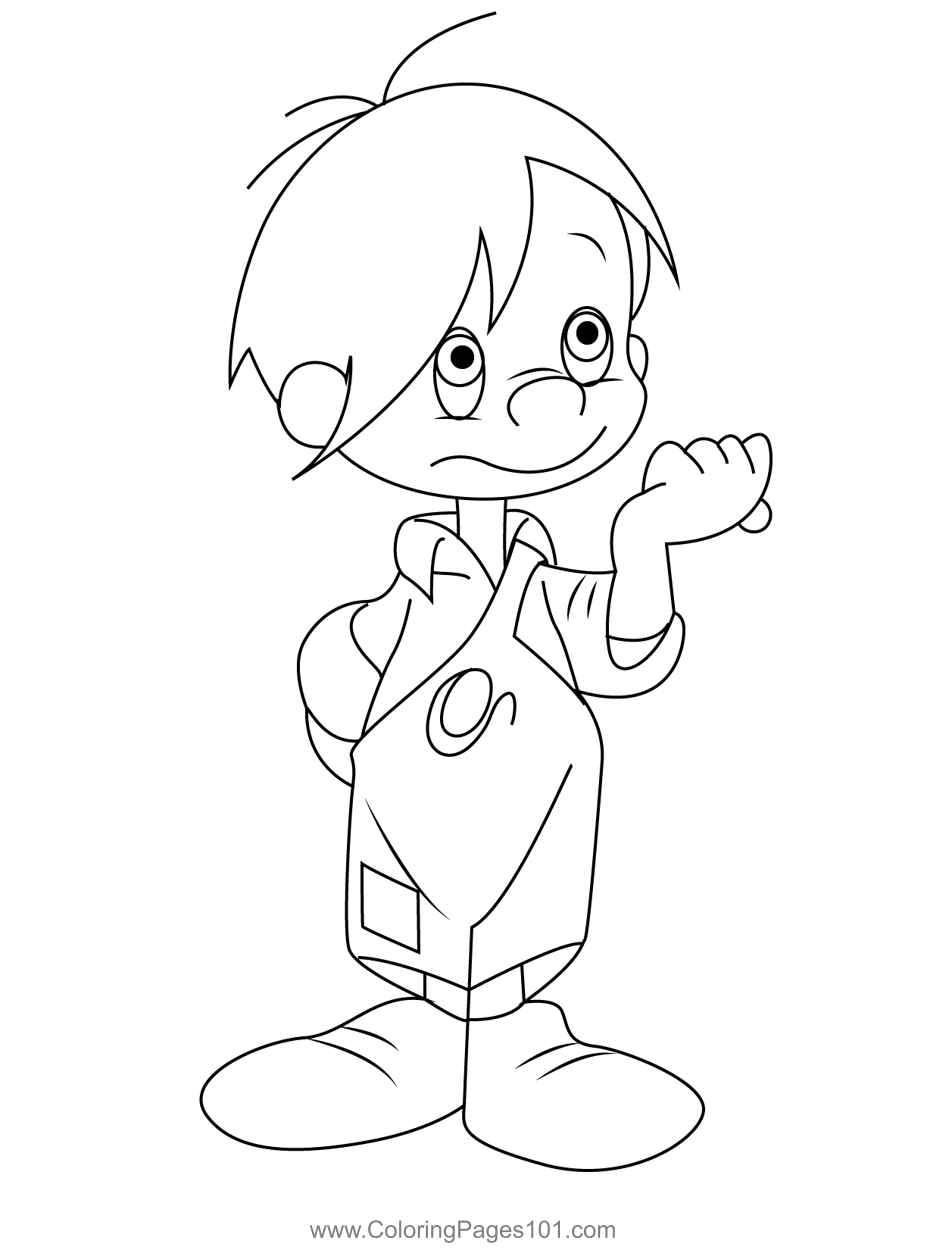 Marcelino coloring page for kids