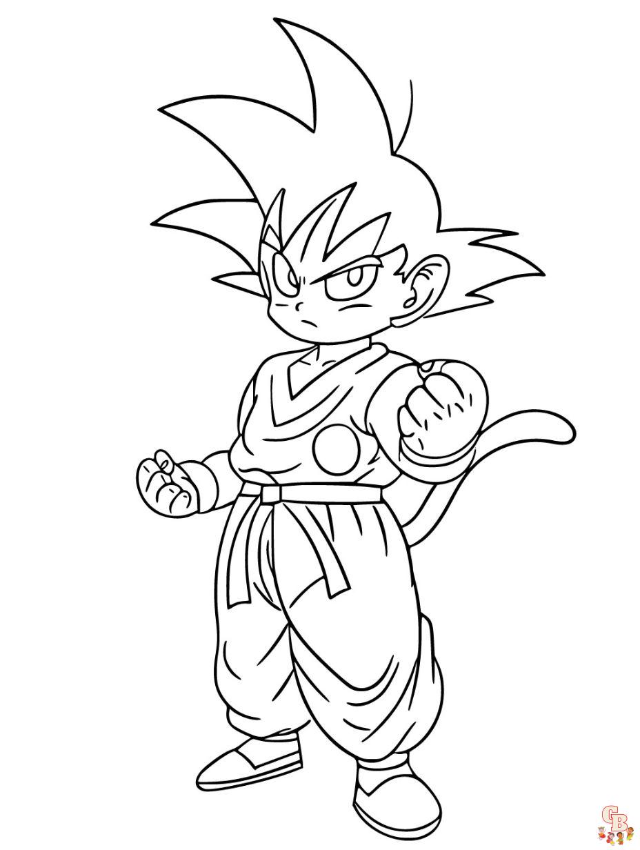 Dragon ball z coloring pages unleash your creativity