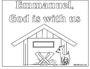 The nativity coloring pages