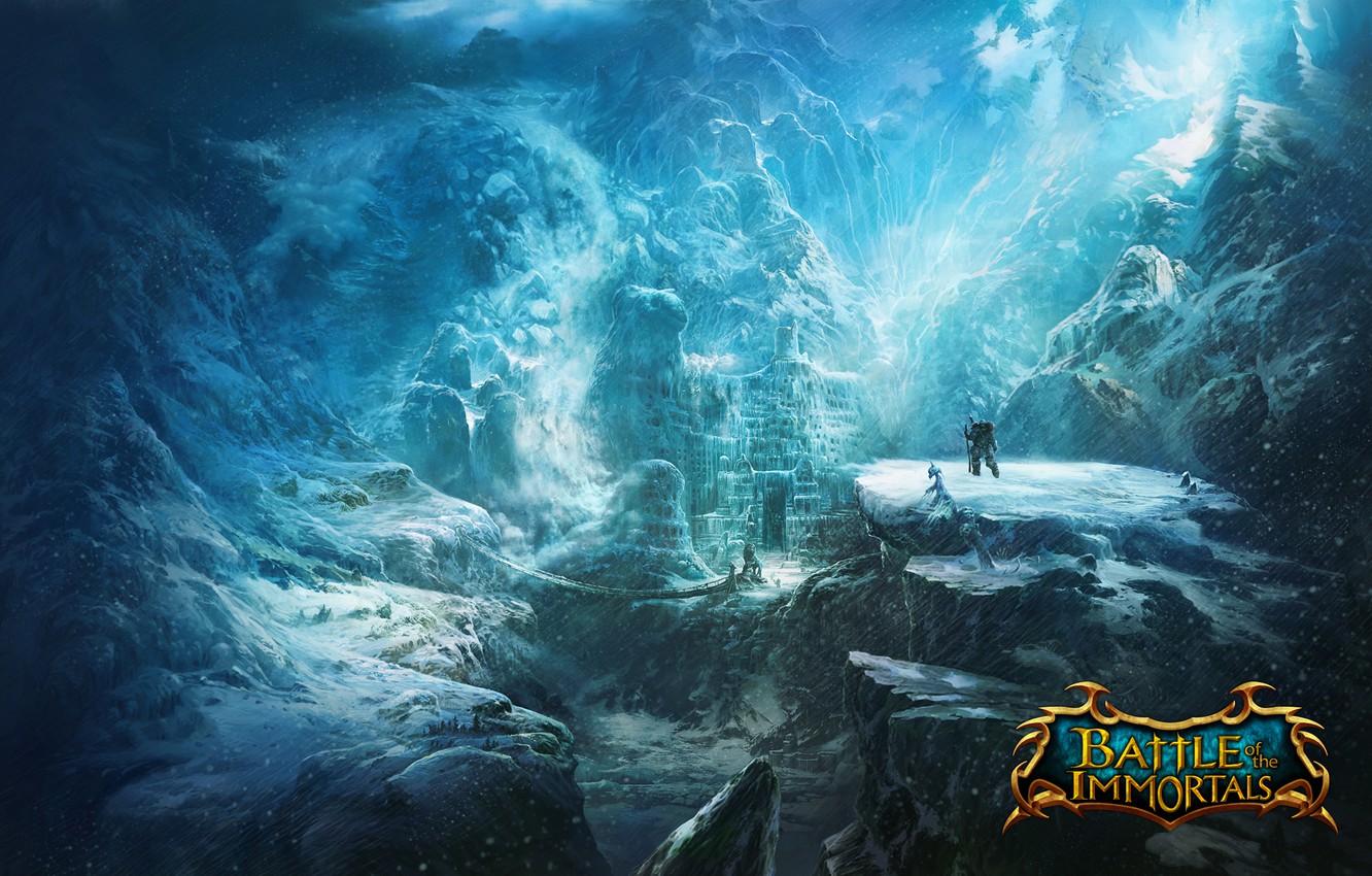 Wallpaper snow mountains castle ice valley battle the wanderer game wallpapers immortal battle of the immortals images for desktop section ððññ