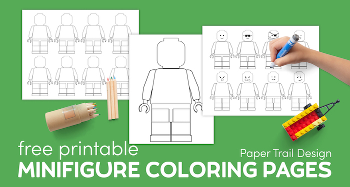 Free printable lego coloring pages