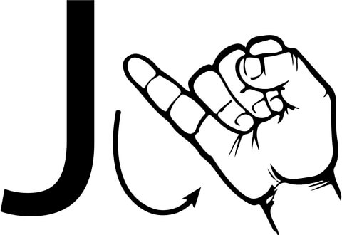 Asl alphabet american sign language coloring pages free coloring pages