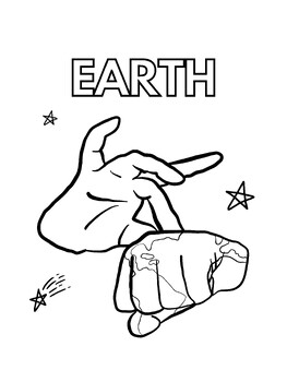 Asl planets coloring pages by miss rainy the tod tpt