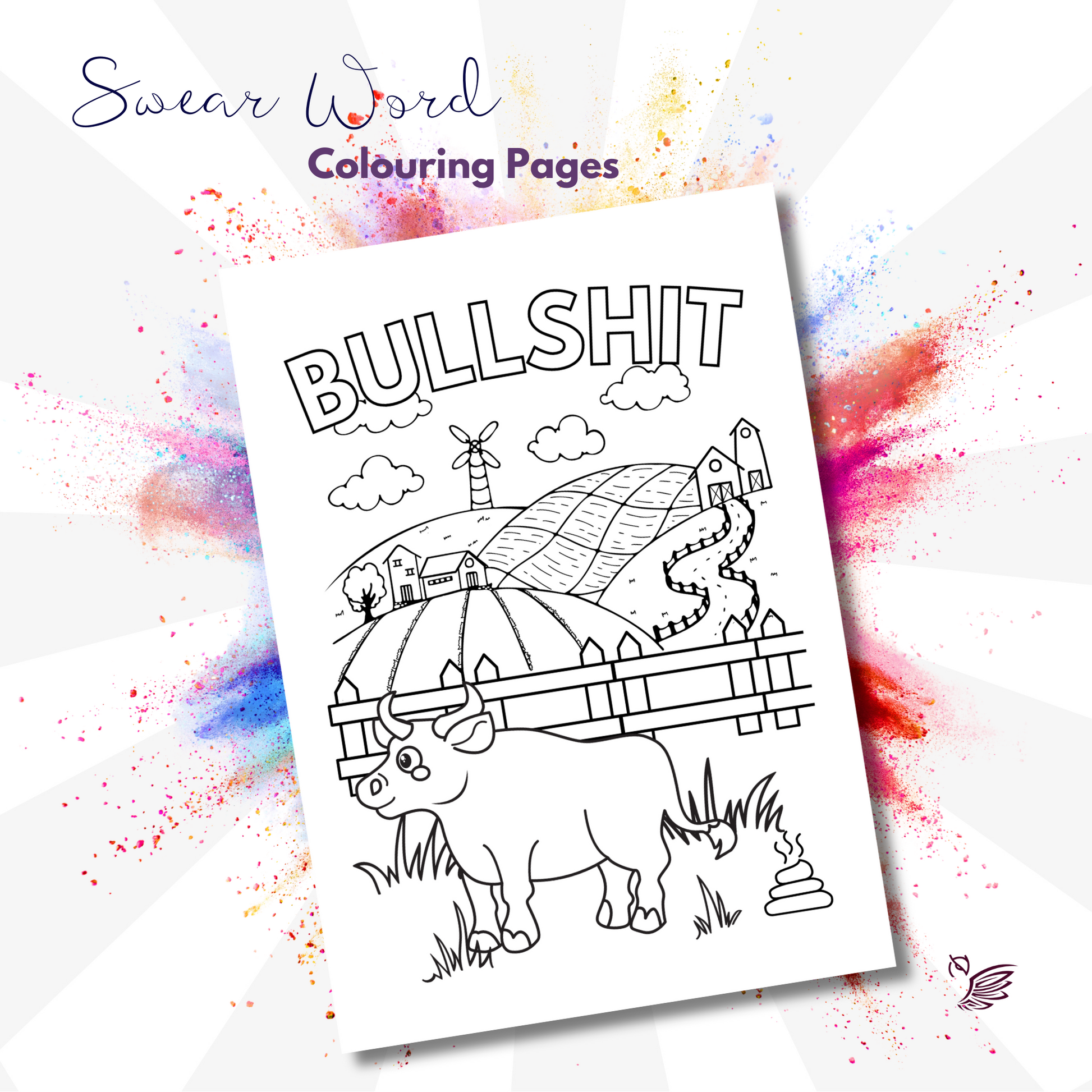 Swear word colouring book pages for adults pdf swearing inappropriate gifts â owl really