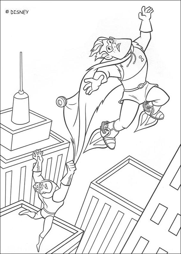 The incredibles coloring pages