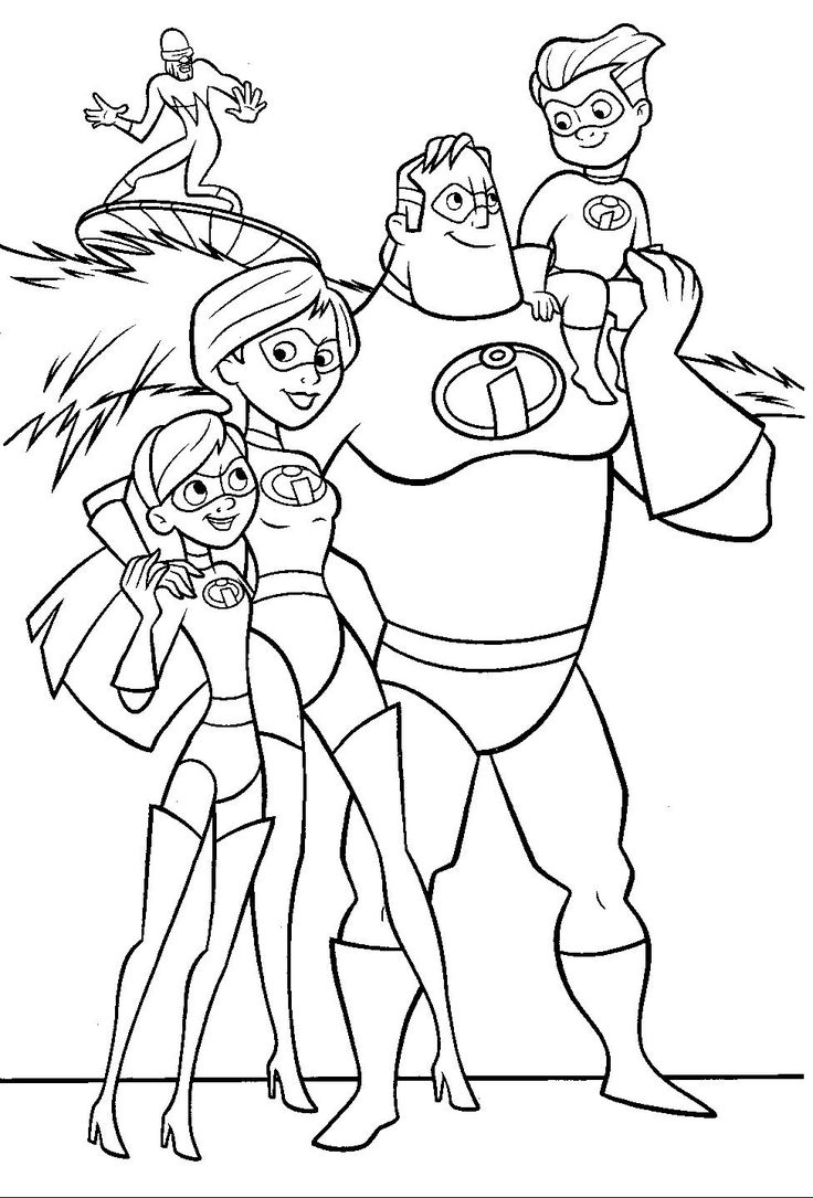 Incredibles coloring pages