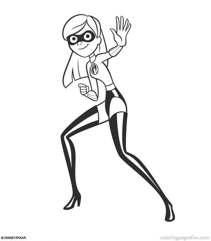 Coloring pages the incredibles coloring pages