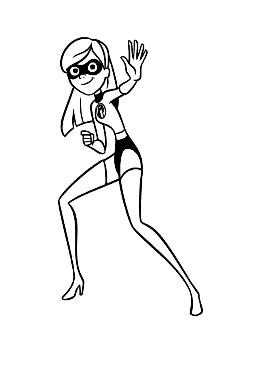 The incredibles coloring pages to print