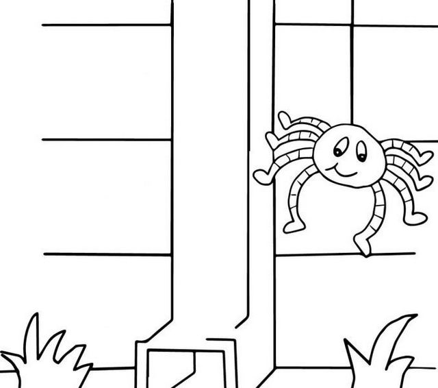 Itsy bitsy spider coloring pages spider coloring page coloring pages coloring pages for boys