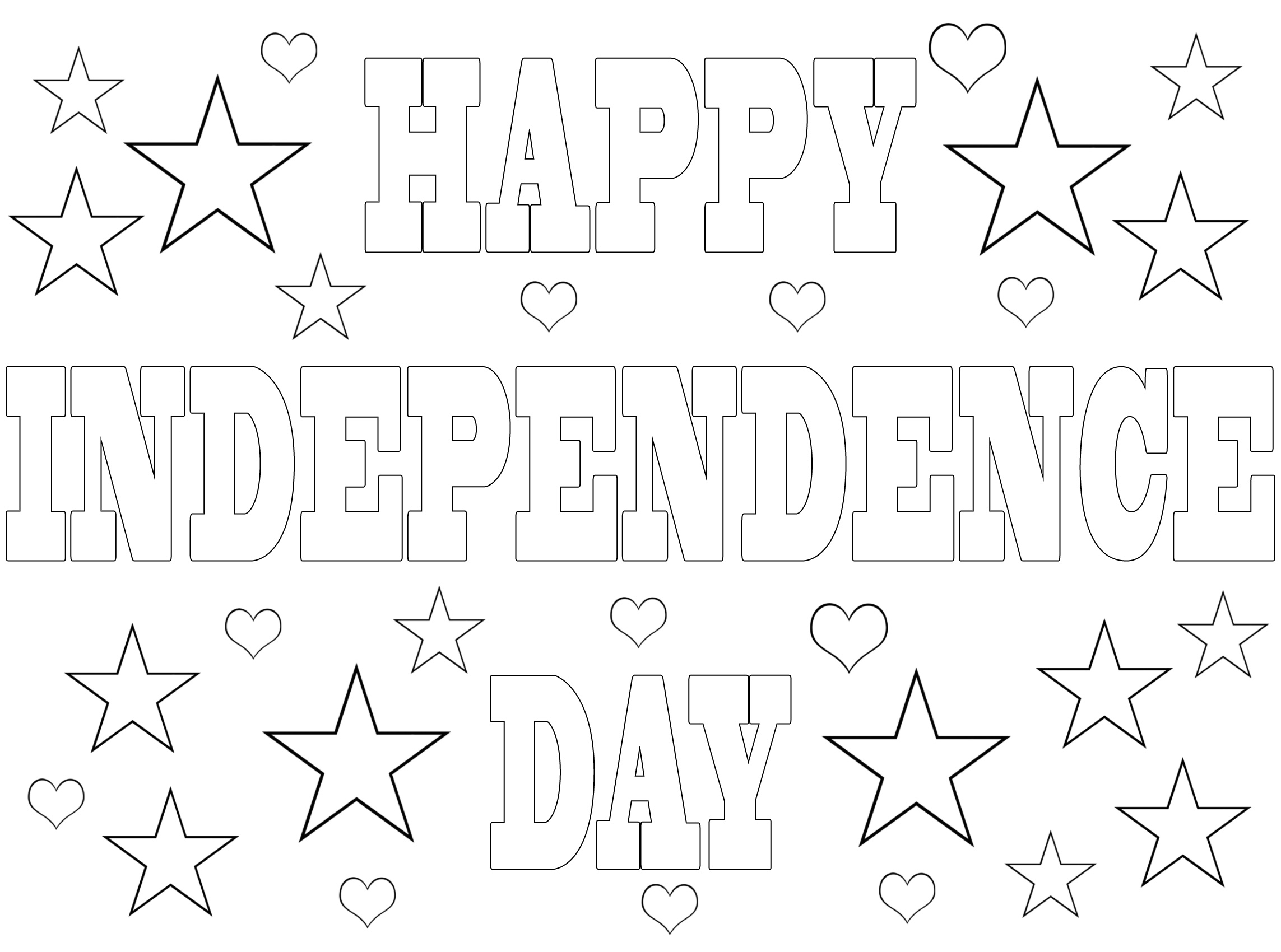 Independence day loring rooftop post printables
