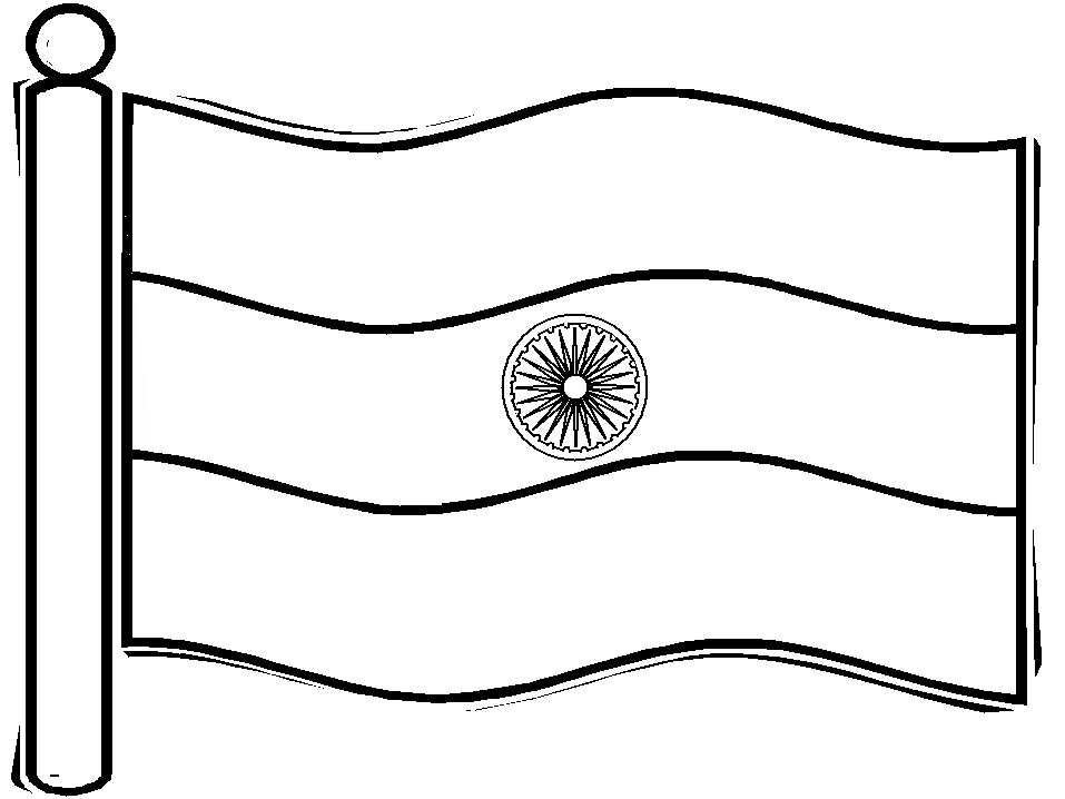 India coloring pages