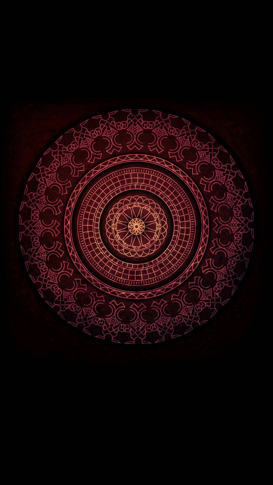 Download indian aesthetic dark mandala wallpaper