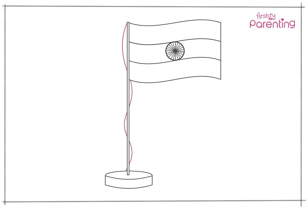 Independence day how to draw the indian national flag