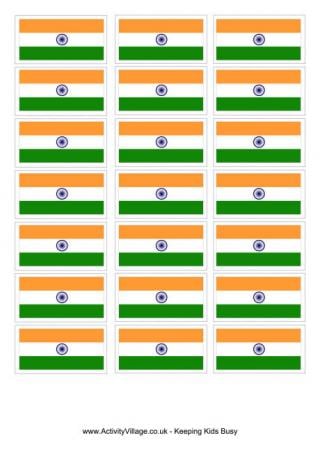 India flag printables