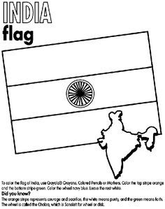 This printable of the india country flag will help you learn the meaning of eachâ flag coloring pages india flag coloring pages