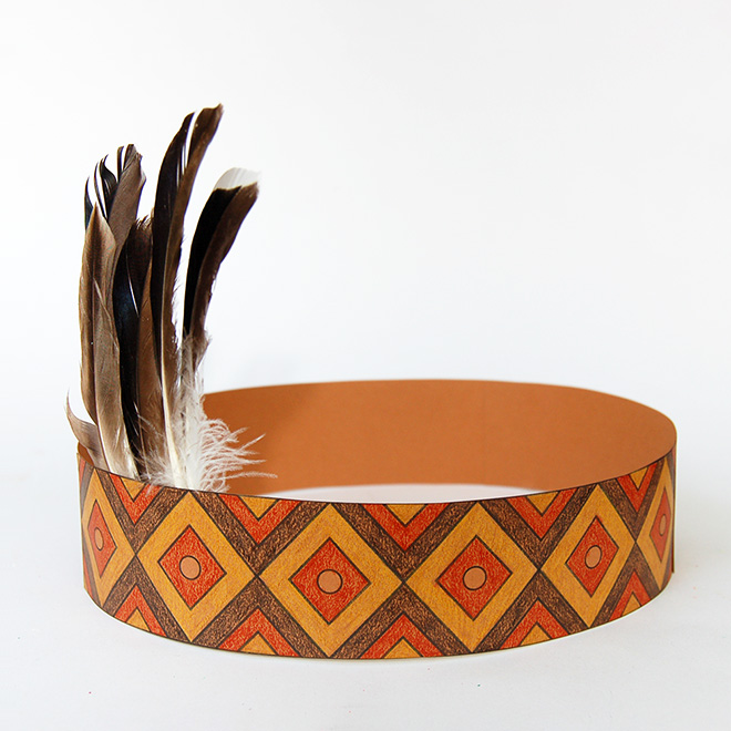 Native american headband kids crafts fun craft ideas