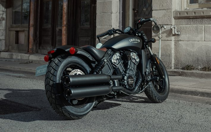 Download wallpapers indian scout bobber side view matte black motorcycle american motorcycles indian for desktop free pictures for desktop free