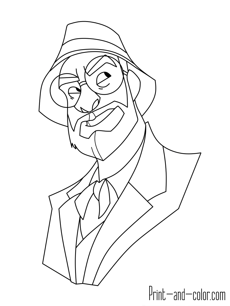 Indiana jones coloring pages print and color