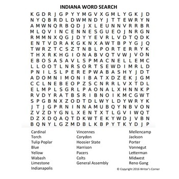 Indiana history quizzes and puzzles coloring pages famous hoosiers