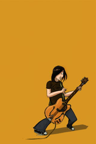 Indie rock musician iphone wallpaper idesign iphone