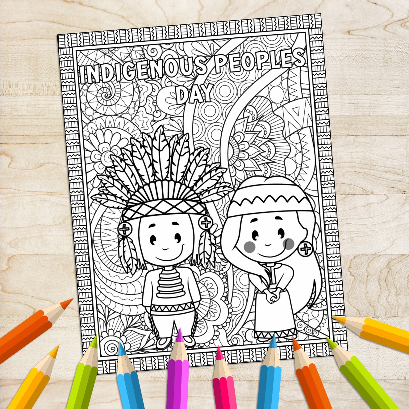 Indigenous peoples day activities word search coloring page worksheets october made by teachers